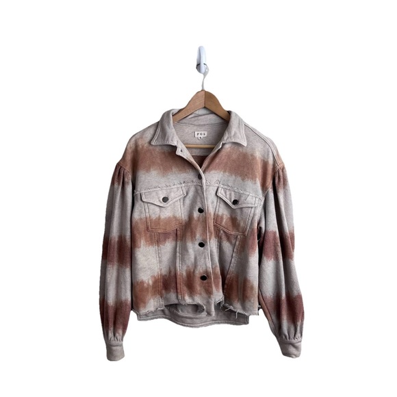 POL | Jackets & Coats | Pol Tie Dye Shacket Jacket Top | Poshmark